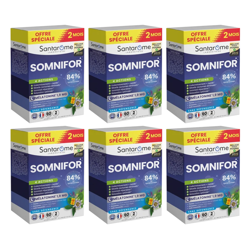 Somnifor 4 Actions - 60 comprimés sommeil
