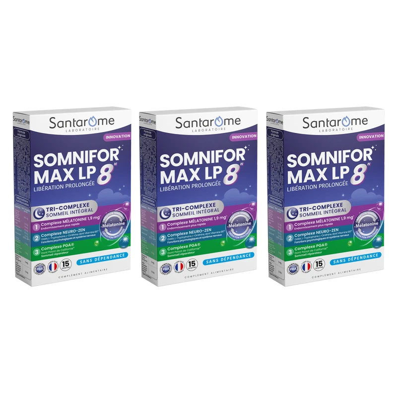 Somnifor Max LP 8h - 15 comprimés sommeil