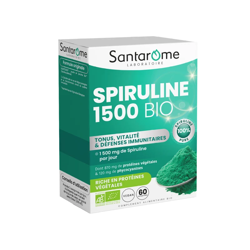 Spiruline Bio - 60 comprimés