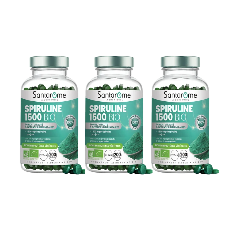 Spiruline Bio - 200 comprimés