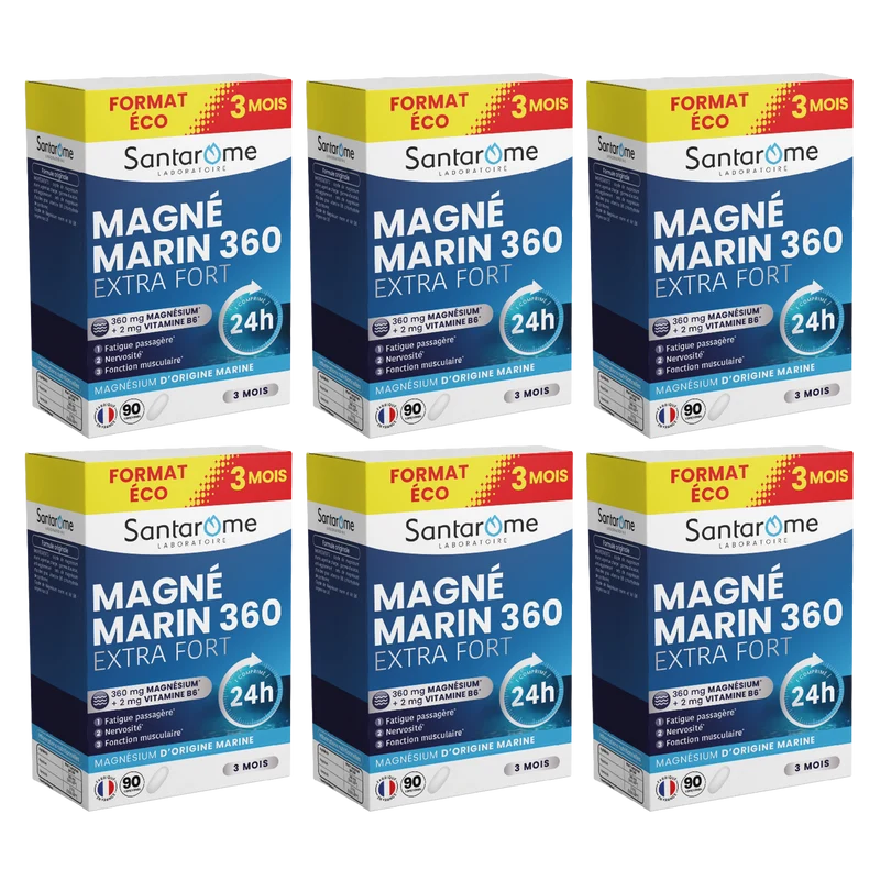 Magné Marin 360 - 90 comprimés magnésium et vitamine B6