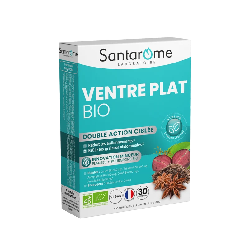 Ventre Plat Bio - 30 comprimés