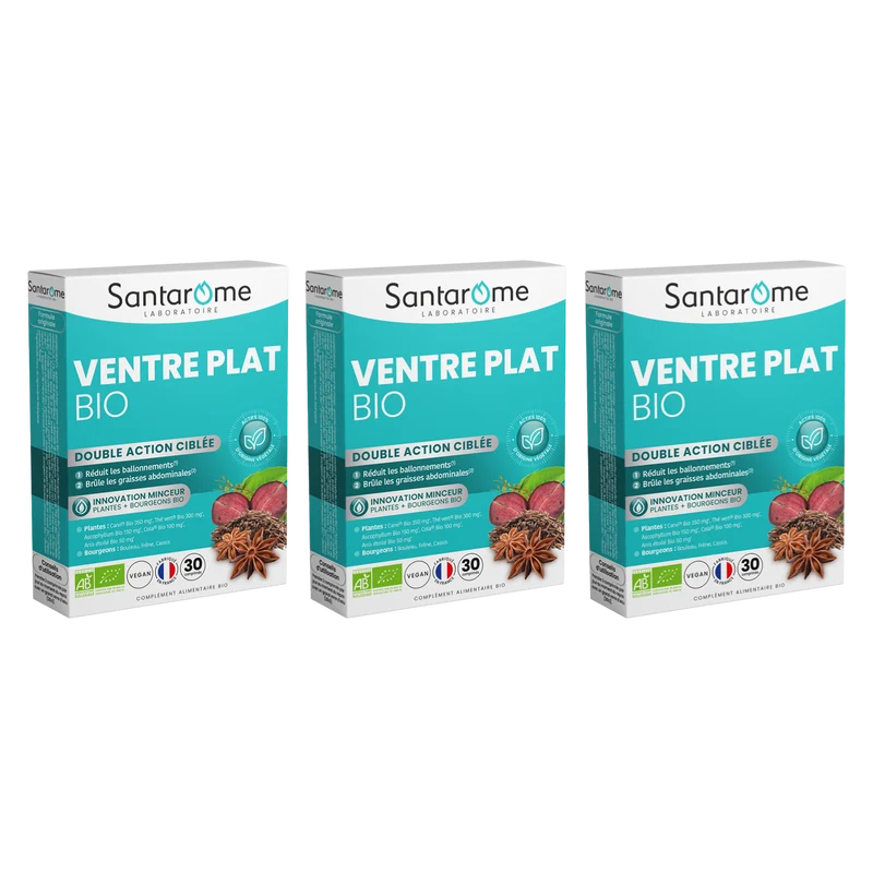 Ventre Plat Bio - 30 comprimés