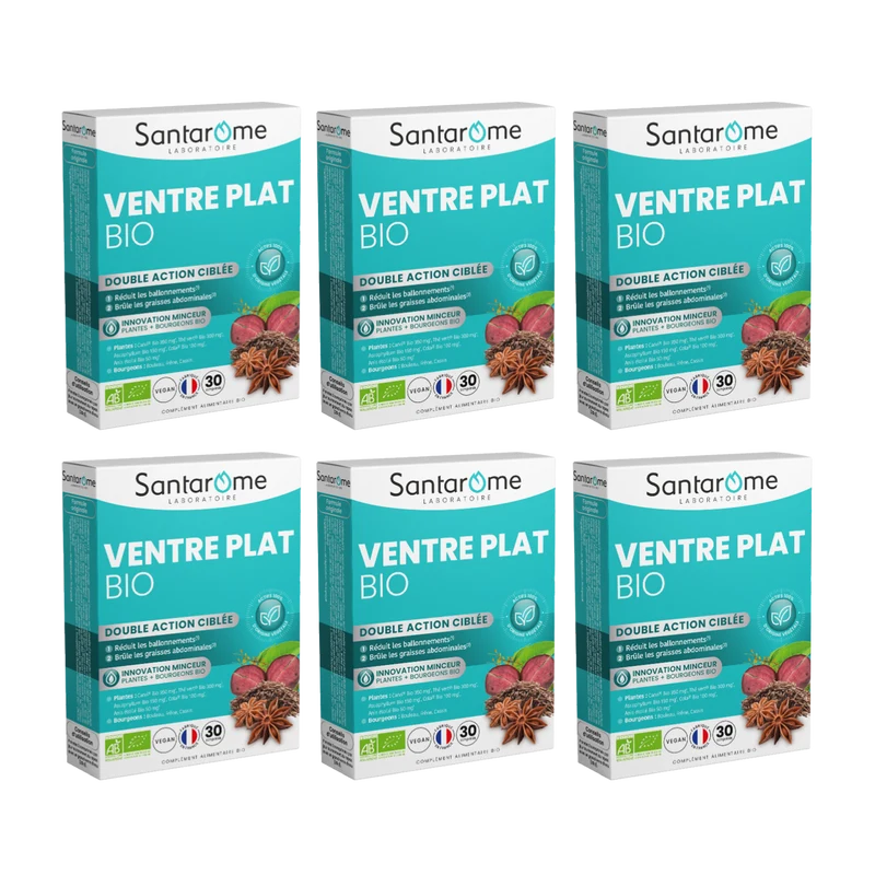 Ventre Plat Bio - 30 comprimés