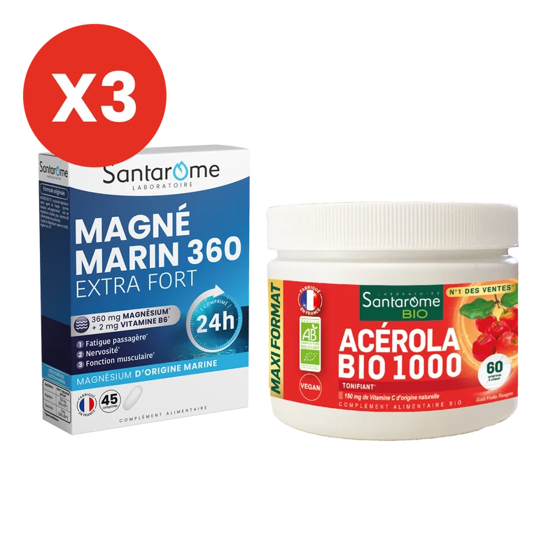 Pack Vitamine C & Magnésium - Comprimés