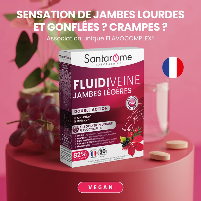 Fluidiveine Jambes Légères - 30 comprimés