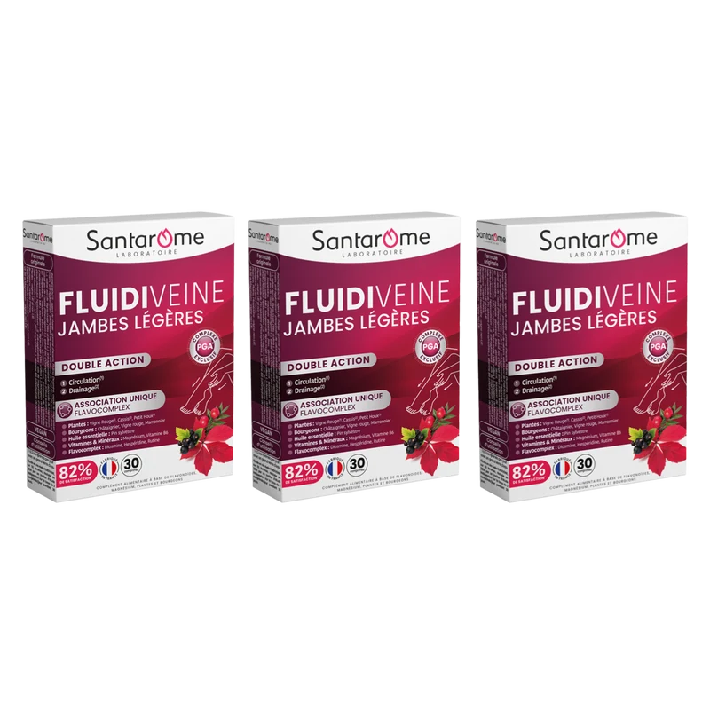 Fluidiveine Jambes Légères - 30 comprimés