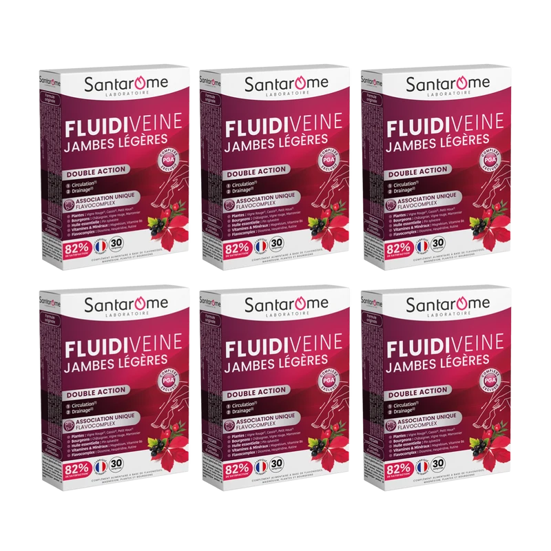 Fluidiveine Jambes Légères - 30 comprimés