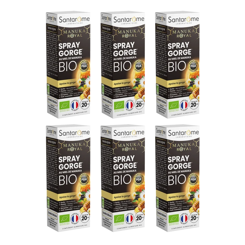 Spray Gorge au Miel de Manuka Bio