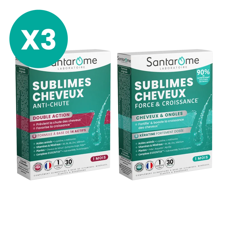 Pack Sublimes Cheveux - Comprimés