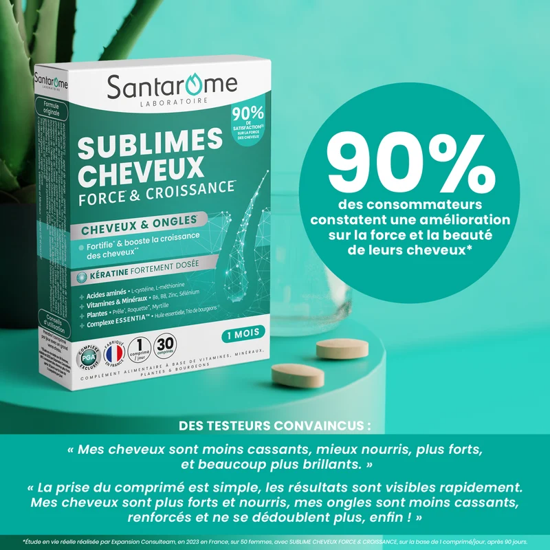 Sublimes Cheveux Force & Croissance - 30 comprimés