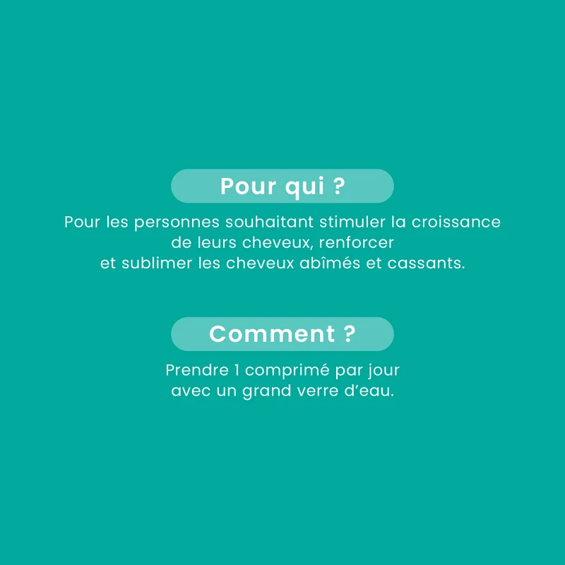 Sublimes Cheveux Force & Croissance - 30 comprimés