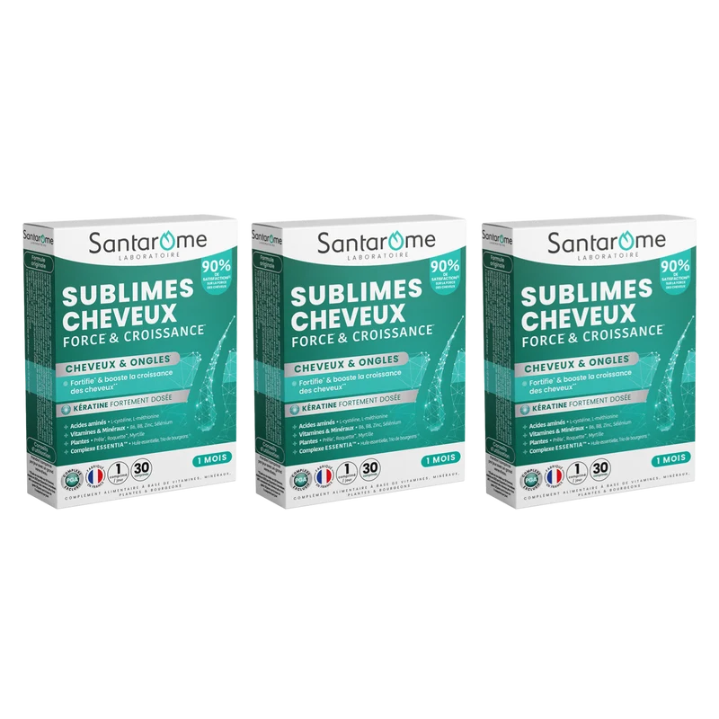 Sublimes Cheveux Force & Croissance - 30 comprimés
