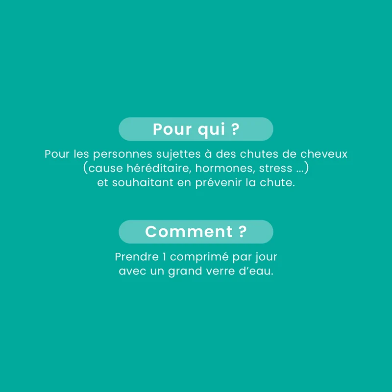 Sublimes Cheveux Anti-Chute - 30 comprimés