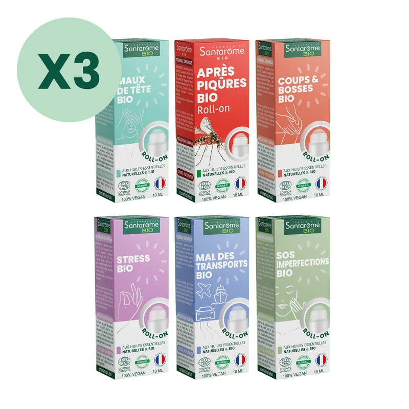 Pack découverte - 6 Roll-On