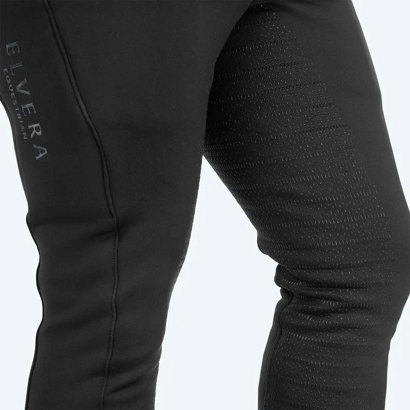 Elvera Equestrian Pantalon d'Équitation Teddy Winter Pro Hommes Noir