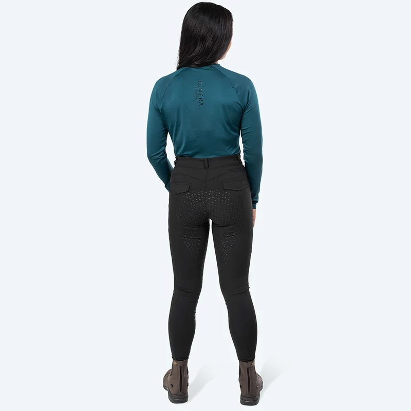 Elvera Equestrian Legging d'Équitation Motion Solid Black