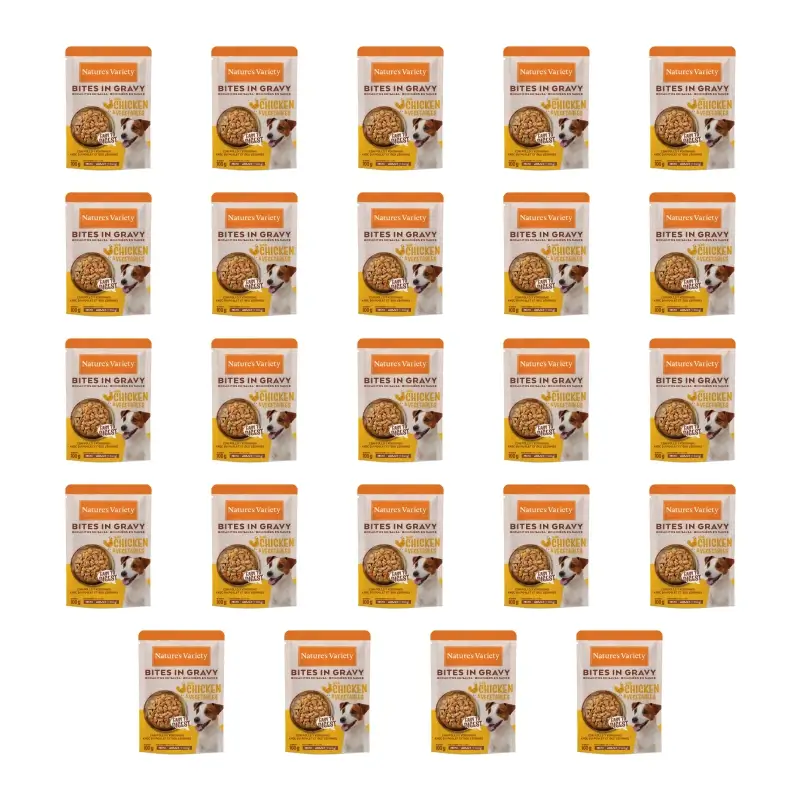 Nature's Variety Mini Chicken and Vegetables, 100 g, pack of 24