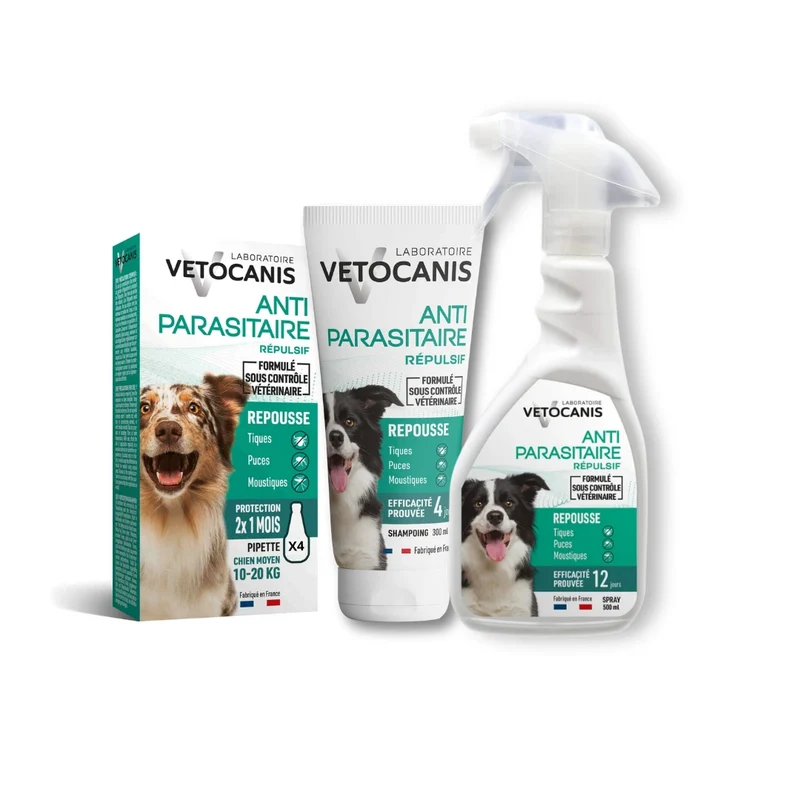 Kit Antiparasitaires Externes Chien