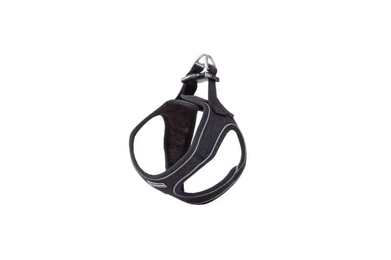 Freedog Soft Black Harness XS, 20–35 cm