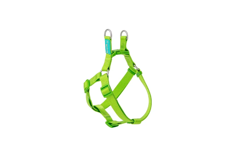 Freedog Type A Nylon Harness, Lime Green, 10 mm, 20/36 cm