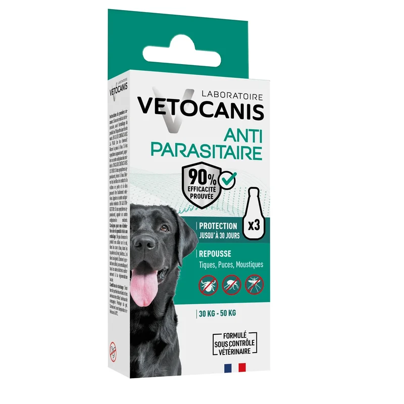VETOCANIS 20%M Solution répulsive pour spot-on pour chiens