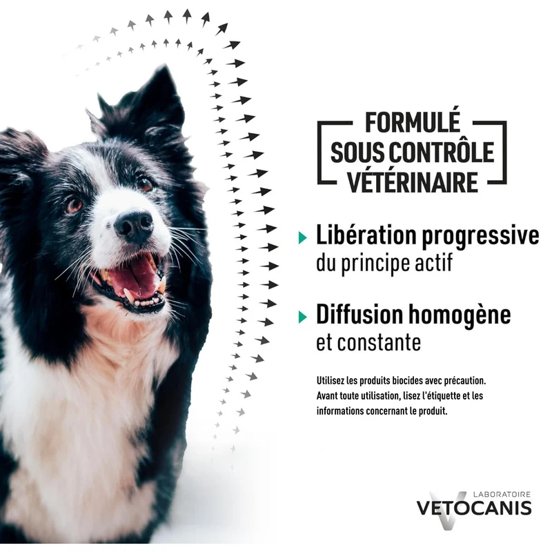 VETOCANIS 20%M Solution répulsive pour spot-on pour chiens