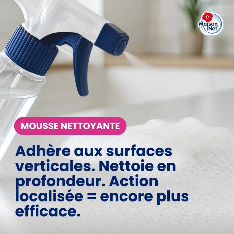 Vinaigre Ménager fruits rouges Mousse Active Multi Usages - 750ml