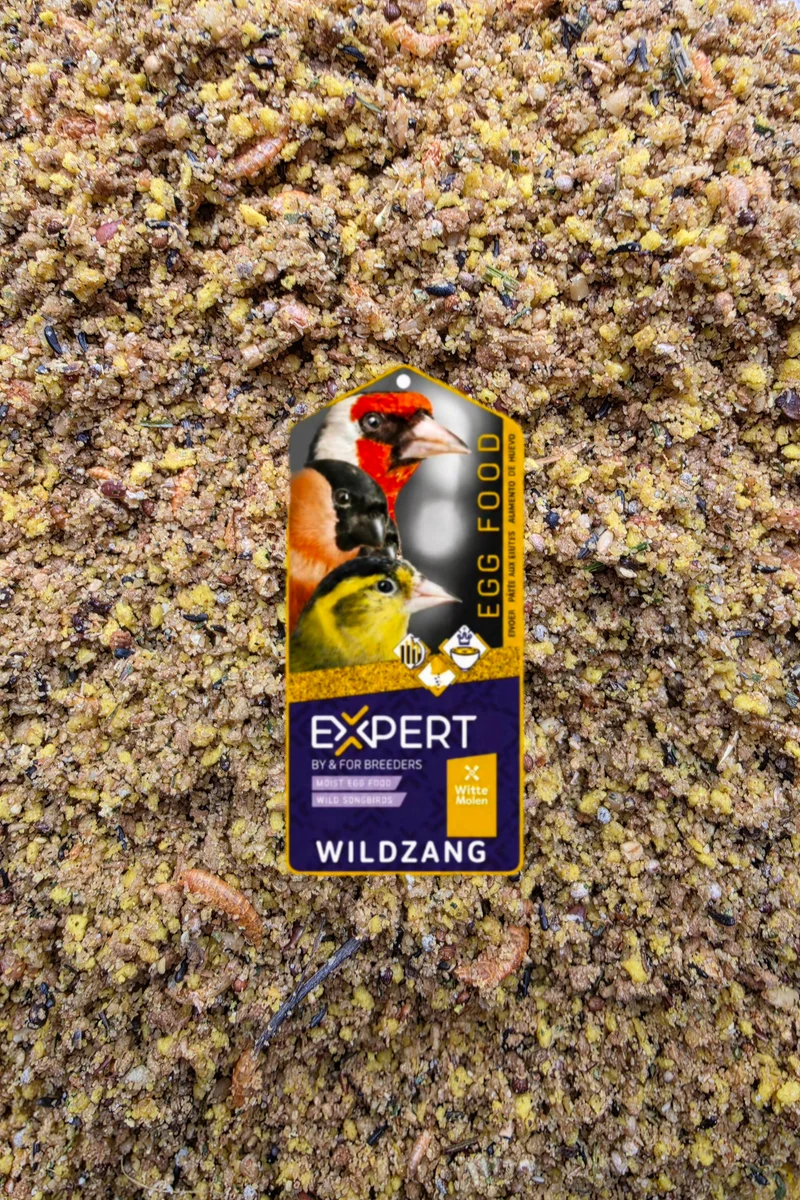 Aliment pour œufs d'oiseaux chanteurs sauvages EXPERT - 500 grammes - 15.6 % de protéines, insectes, gammares - Witte Molen