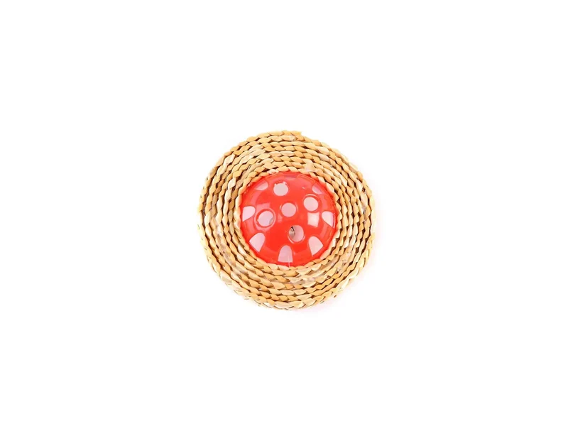 Freedog Red Ball with Ribbon, 7x7 cm