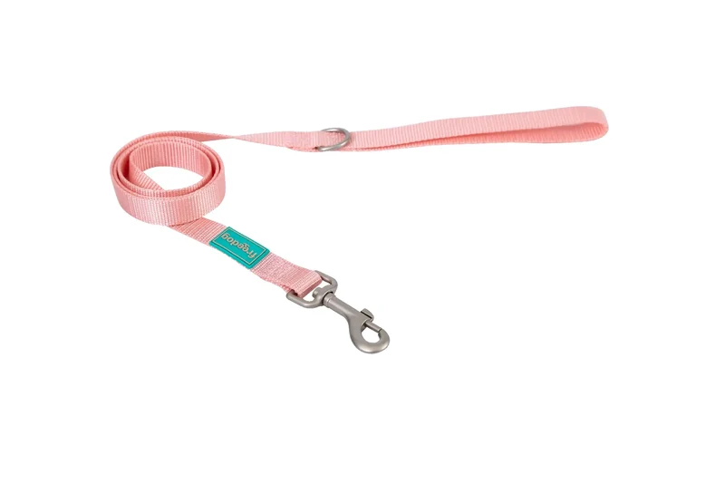 Freedog Basic Pink Nylon Lead, 10 mm, 120 cm