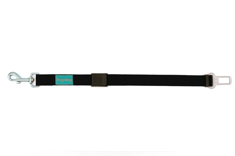 Freedog Black Car Safety Belt, 25 mm, 36/56 cm