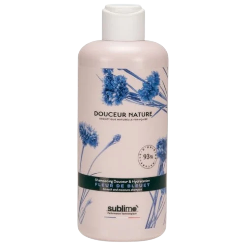 SUBLIMO - Douceur Nature - Shampooing Douceur & Hydratation Fleur de Bleuet - 250 ml