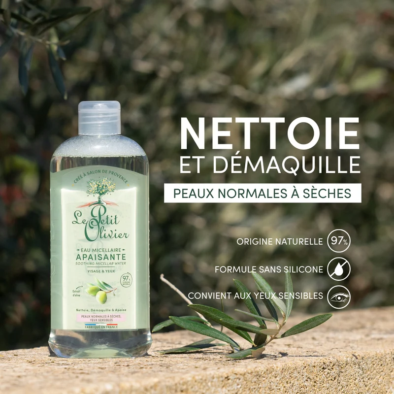 Eau Micellaire Démaquillante Visage & Yeux Sensibles