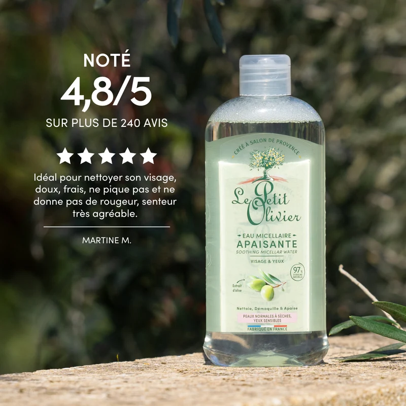 Eau Micellaire Démaquillante Visage & Yeux Sensibles
