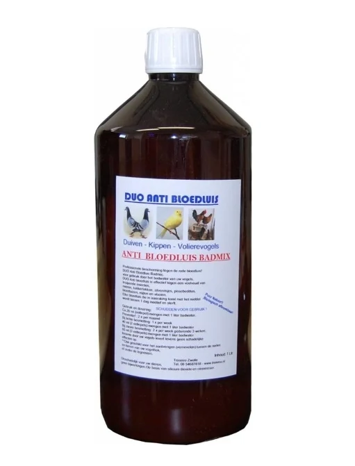 Mélange de Bain Anti Acariens Rouges 1L - Traseco