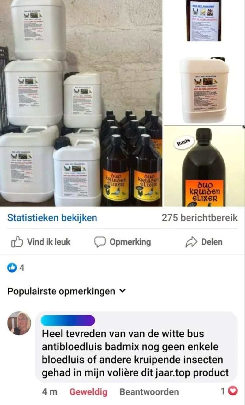 Mélange de Bain Anti Acariens Rouges 1L - Traseco