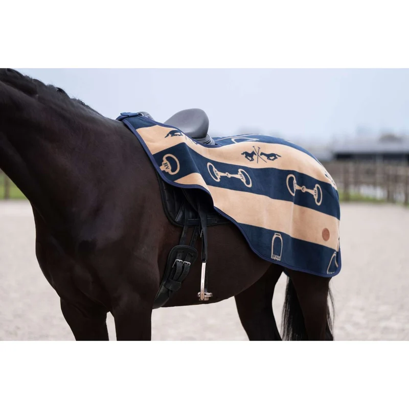HV Polo Couvre-reins HVPGwenny Navy/Camel