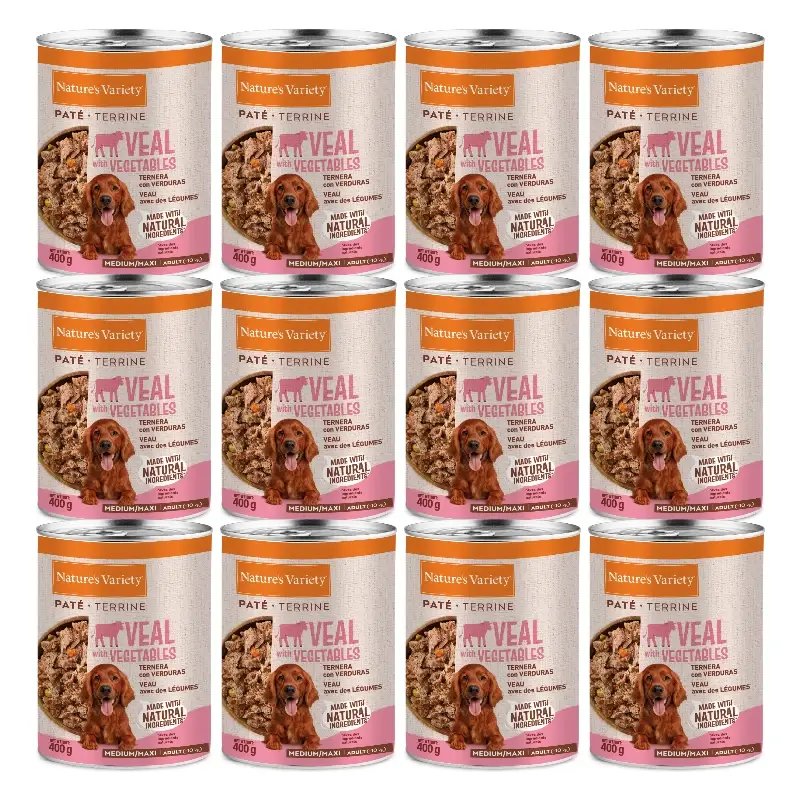 Nature's Variety Wet Dog Food, Medium, With Poultry, Single Serve, 12 x 400 g