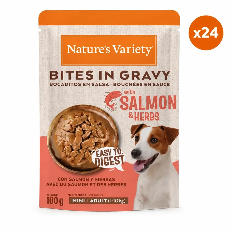 Nature’s Variety Wet Dog Food, Mini, 24 x 100 g
