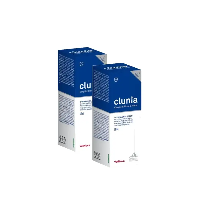 Clunia Easydent Rinse & Water 236 ml, pack of 2