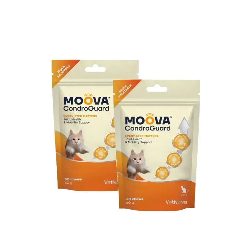 Moova Condroguard for cats, 30 chews, pack of 2