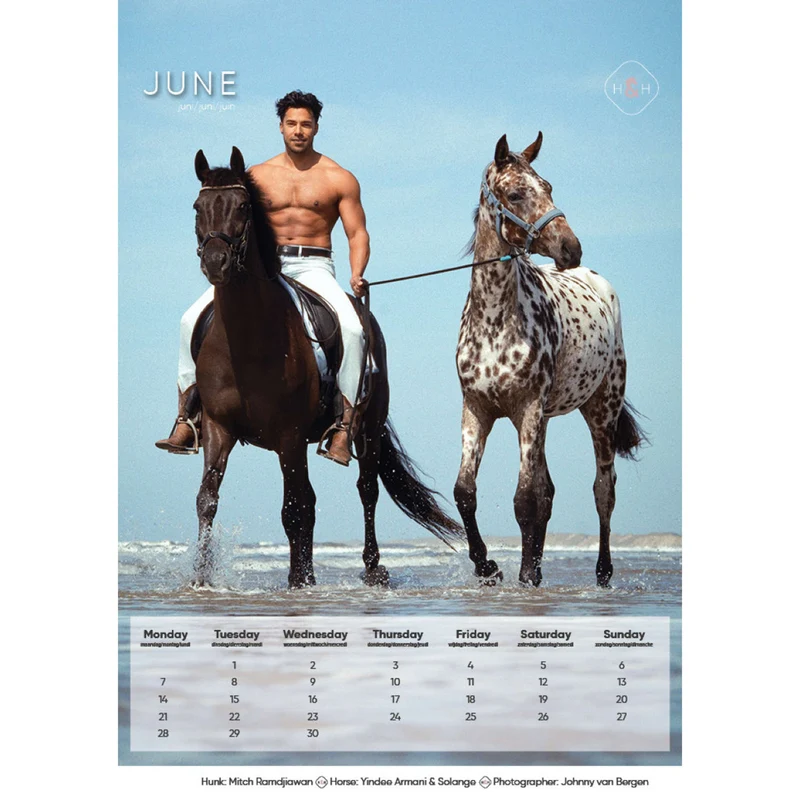 Horse and Hunk Calendrier 2027