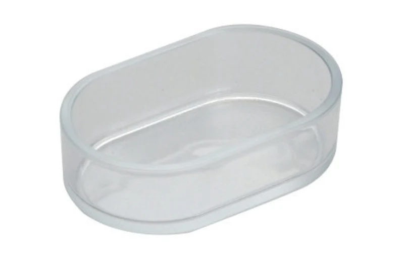 Gamelle ovale en plastique transparente