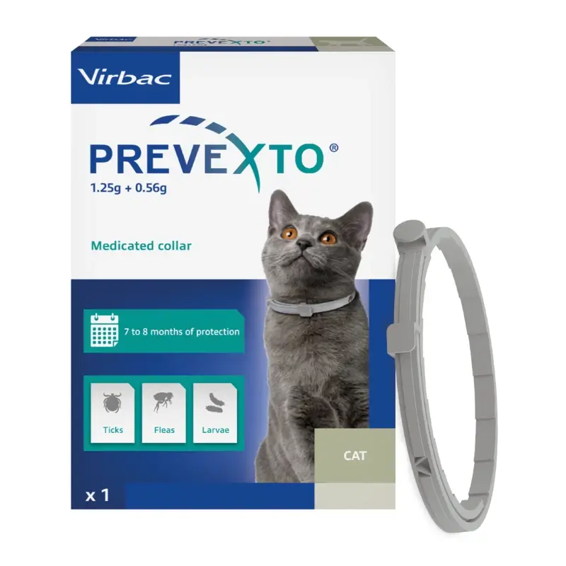 Prevexto anti-parasite collar for cats, 38cm