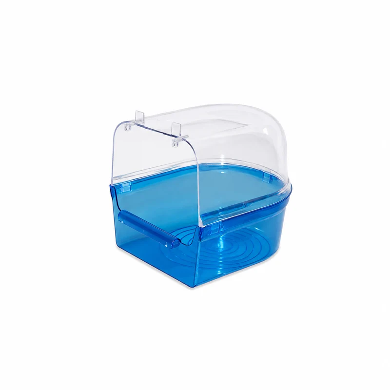 Maison de bain grand transparent Bleu / transparent