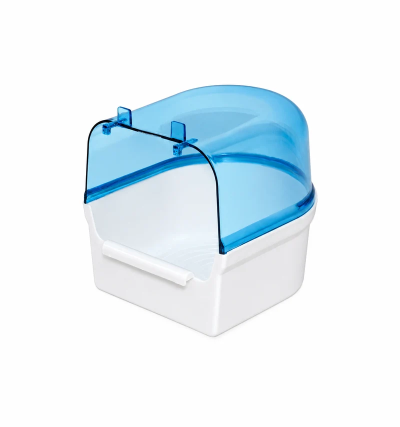 Maison de bain grand blanc / transparent Blue Box 12 Pièces