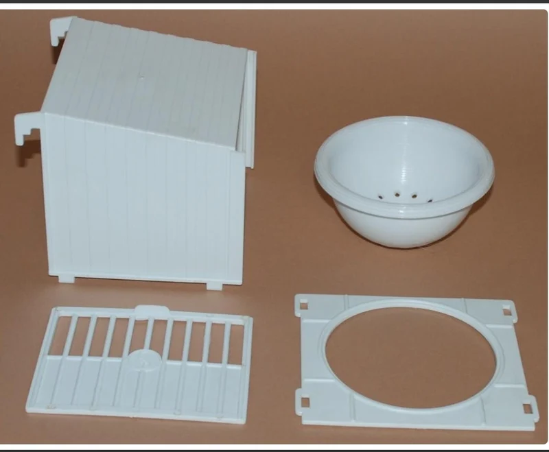 Nid suspendu blanc avec bol nid blanc - BOX 18 PIECES
