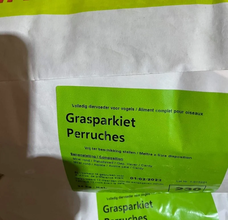 Perruches Perruches Au Cardy 5kg
