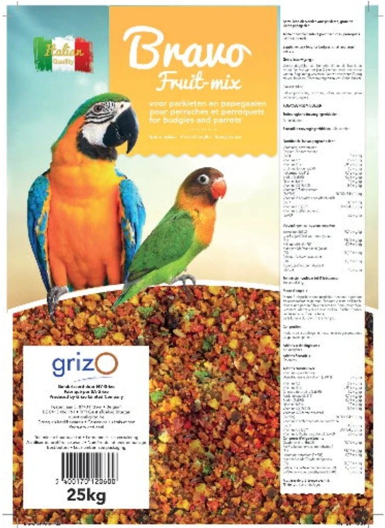 Bravo Fruit Mix Gros 1 kg - emballé à la main